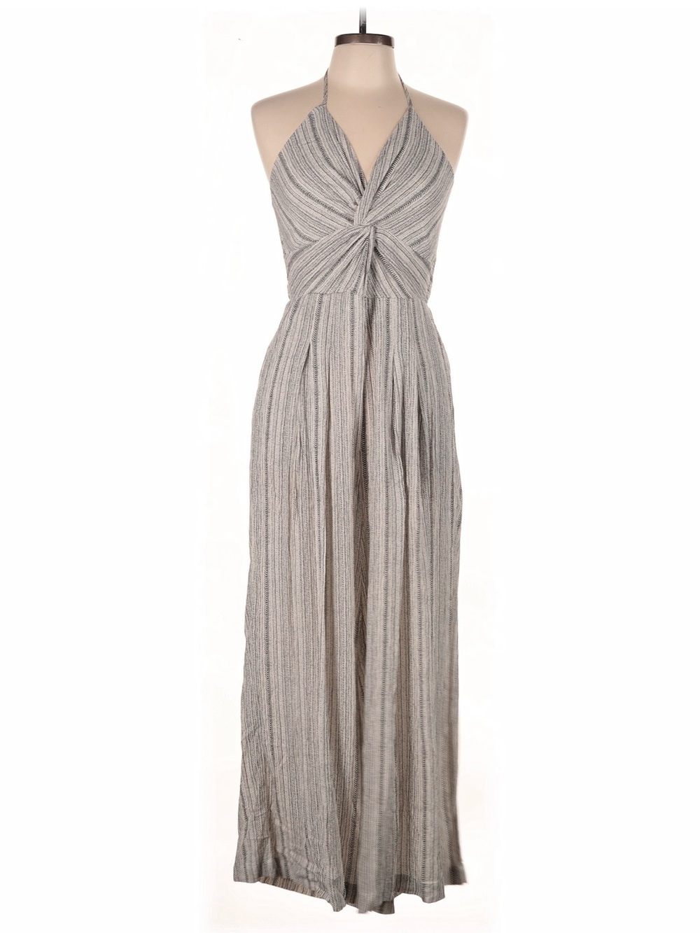 Cupshe Striped Twist-Halter Maxi Dress